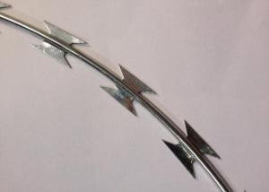 China Yellow Anti Climb Barbed Wire Razor Coil Barbed Wire Single Screw Blade Gill Net on sale