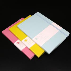 Wholesale Elastic Band Closure PU Leather Notebook , Premium Paper A5 Dotted Notebook from china suppliers
