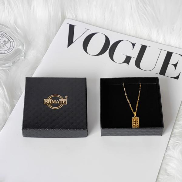 Customizable Magnetic Closure Rigid Black Gift Box For Jewelry And Gifts