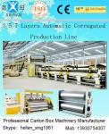 100 Pieces / Min 5 Layer Corrugated Cardboard Production Line 1800mm Width