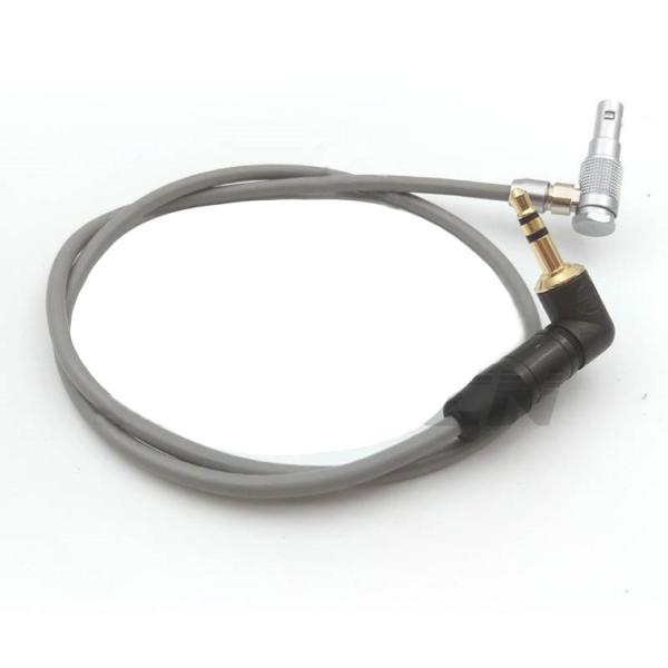 Gray Color Arri Alexa Mini Audio Cable , 5 Pin Lemo To 3.5 Mm For Camera