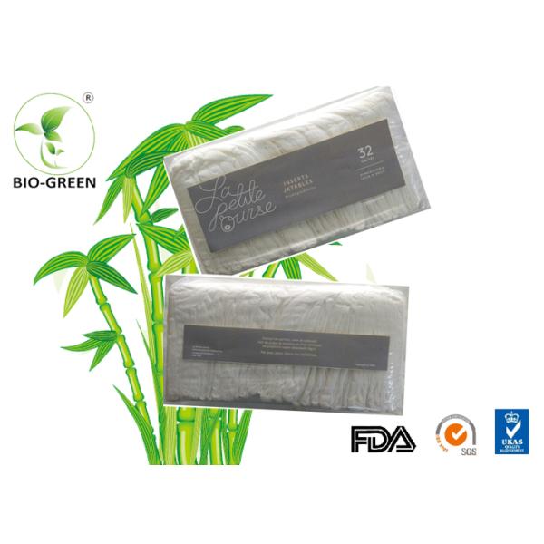 Non Chlorine Bleached Bamboo Nappy Liners For Girls Both Sides Can Be Used