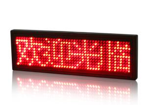 Wholesale Red Scrolling LED Name Badge Mini Advertising LED Message Board from china suppliers