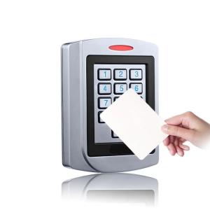 China PIN Code and RFID Card Access Control Reader Metal Cover with IP68 Waterproof and Anti-vandal Features on sale