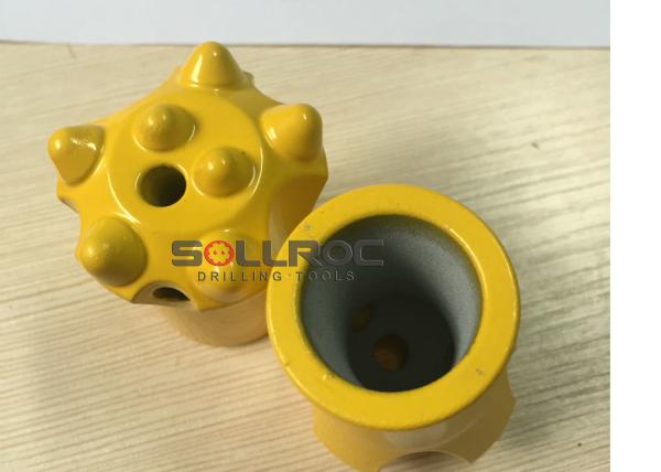 Quality Tapered Equipment Tapered Button Bits For Integral Tapered Rod for sale