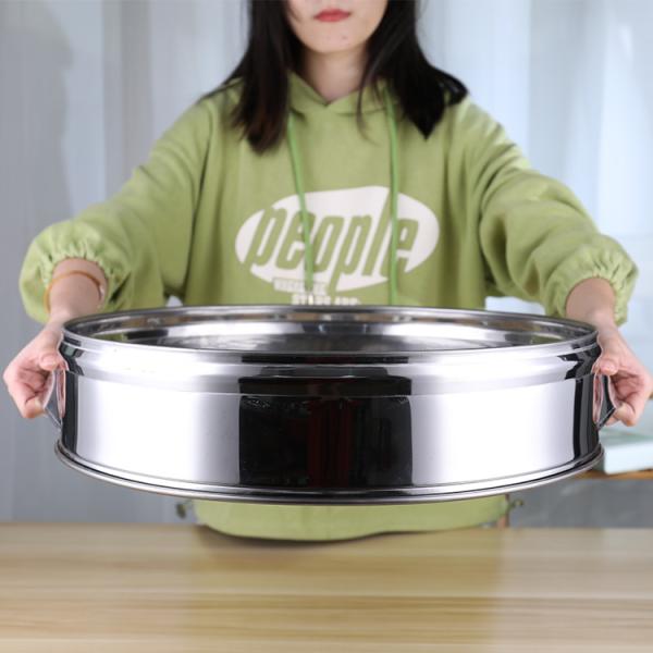 Large stainless steel style 47cm steamer hotel restaurant food steamer 52cm