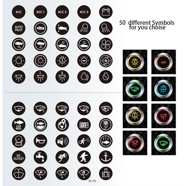 12mm 16mm 19mm 22mm 25mm 28mm 30mm 40mm Push Button Switch Latching Momentary Illuminated Waterproof Button Switch