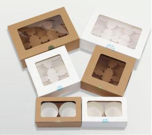 Wholesale Custom Cardboard Display Boxes Green Environmental Safety Material cake box from china suppliers