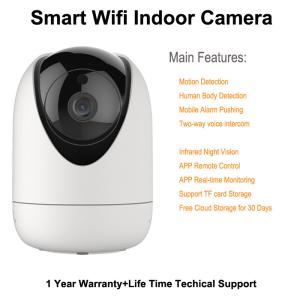 China Human Shape Tracking 3.6mm Lens Smart Wireless Ip Camera on sale