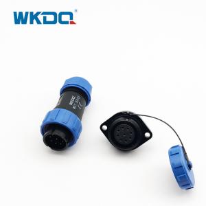 Wholesale IP68 Threaded Plug Socket Waterproof Connector Wk21 Flange Plastic Underwater Mateable from china suppliers