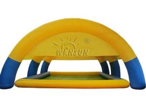 Customized Size Inflatable Square Swimming Pool UL / CE / EN14960 Approval