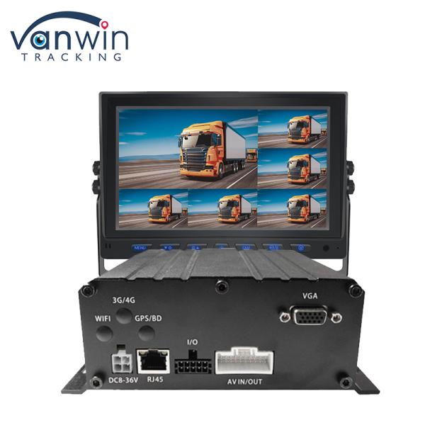 Full Hd 1080P 8CH Mobile DVR H.265 CMSV6 Bus Driver 4G Wifi MDVR Car Camera Bus Truck