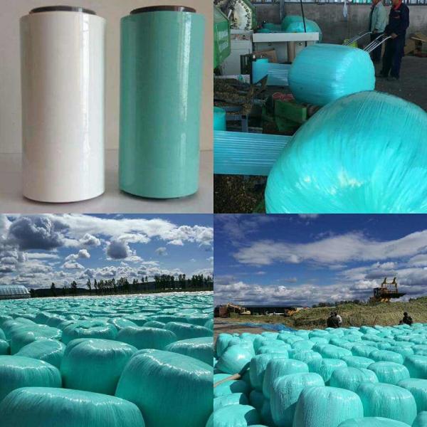 Silage Wrap Stretch Agricultural Cling Film Plastic Bale Agricultural Rond Silage Packing Film