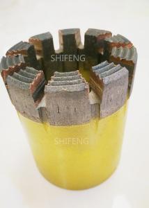Geological NQ Core Bit Customized Size Shape Non Hole Hole Shrinkage