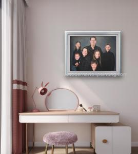 Wholesale Handmade Custom Portrait Oil Painting from Photo The Best Personalized Gift of Family Portrait Wall Art for Home Decor from china suppliers