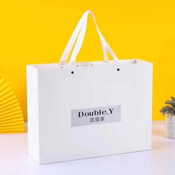 Marble Paper Bag For Clothing Store