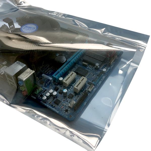 Quality Anti Static ESD Packaging Materials ESD Shielding Bag Open End Or Zipper Closure for sale