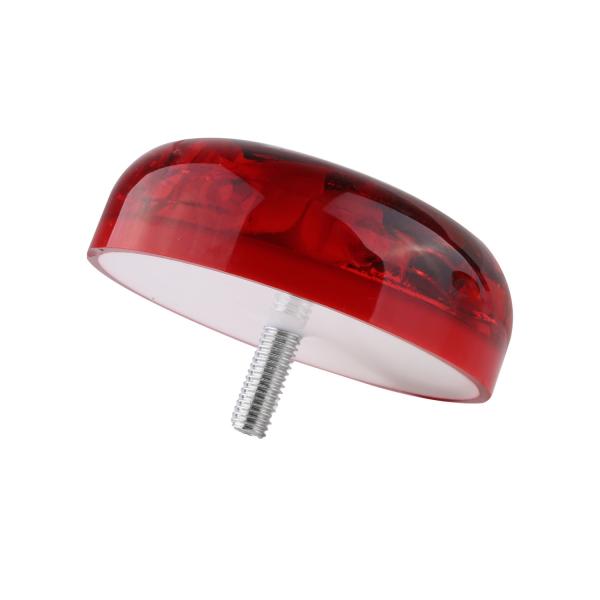 Round RoHS Approve Diameter 84mm Solar Road Reflectors With Screw