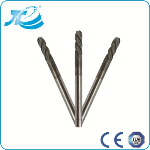 Micro Grain Carbide Material Solid Carbide End Mill with 45 Helix