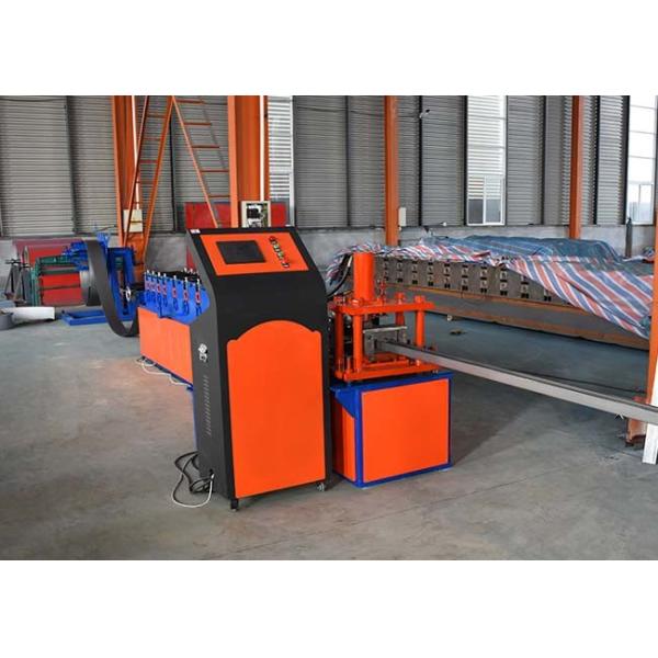 Furring Gypsum Channel Roll Forming Machine , Light Steel Keel Roll Forming Machine Durable