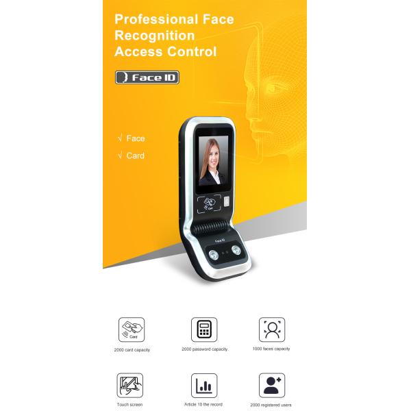 Cloud Web 2.8 Inch RoHS Biometric Face Recognition System