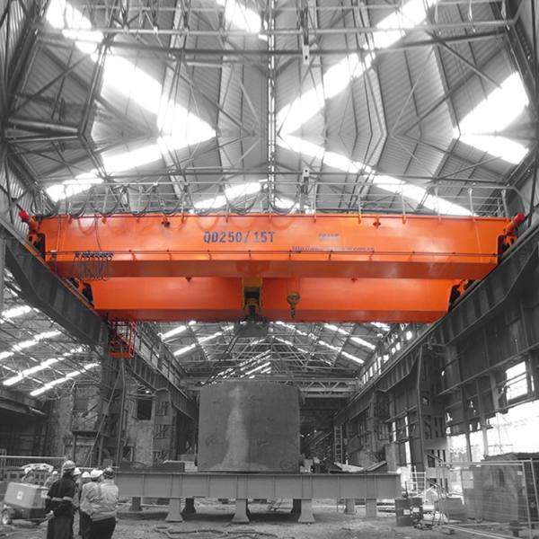 Quality QD 5 Tons Span 19m EOT Double Girder Overhead Crane Eot Crane A5 Level for sale