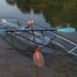 Lightweight Lake Transparent Canoe With Balanced Outrigger SGS Certification