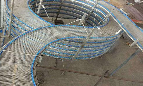 Anti Corrosion Hotel Decorative Stainless Steel 304 Spiral wire Mesh Belt