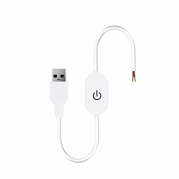 USB Switch on off Cable Dimmer for LED Strip