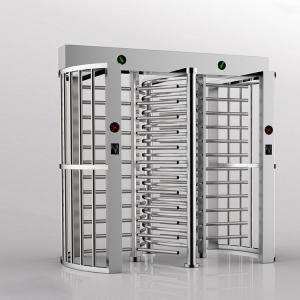 China Two Door Full Height Turnstile Prison Security RFID Card / Fingerprint Access Control on sale