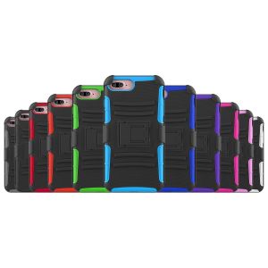 Heavy Duty 3 in1 Hybrid Case Cover for iphone 7,Printed Design PC+ Silicone