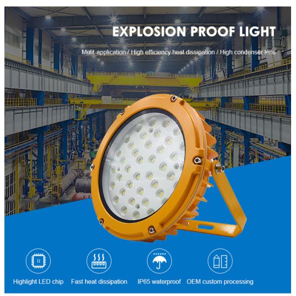 Work Explosion Proof Lighting Fixtures Intrinsically Safe 100lm-120lm/w