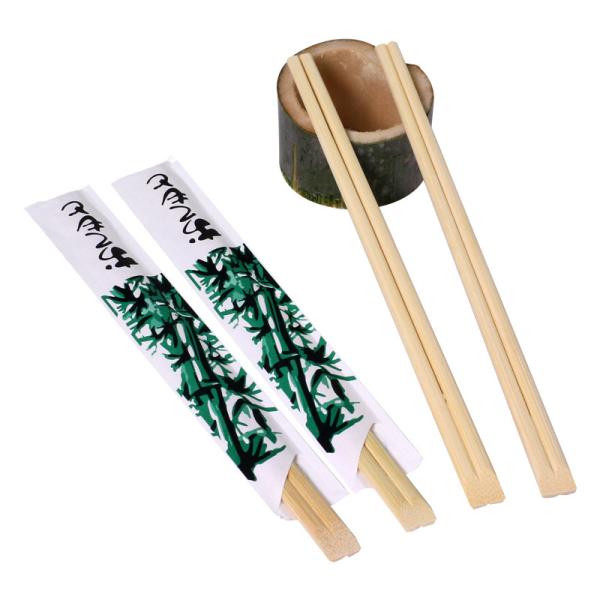 OPP Wrapped Biodegradable Tensoge Bamboo Chopsticks Eco Friendly Polished