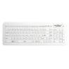 Buy cheap Washable and Long-lasting White Color Silicone Rubber Keyboard with Operating from wholesalers