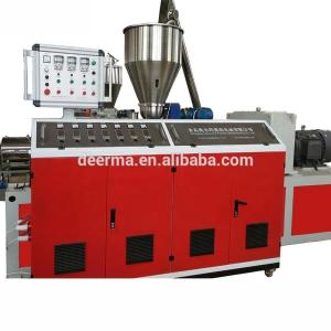 China Additive Raw Material PVC Pipe Extrusion Machine for Profile Production on sale