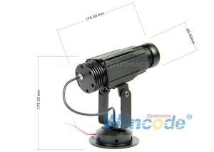 China 12W Portable Led Projector Aluminum Section , Led Logo Door Projector Lights IP44 on sale