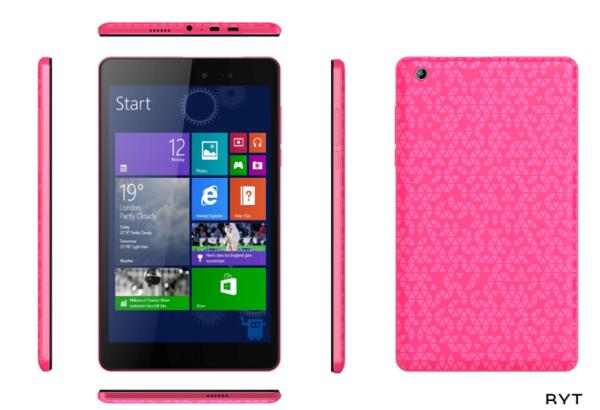 Quality 8" Win 8 Tablet PC With Intel 3735G quad core IPS 1280*800 Bluetooth 4.0 1G RAM 8GB ROM for sale