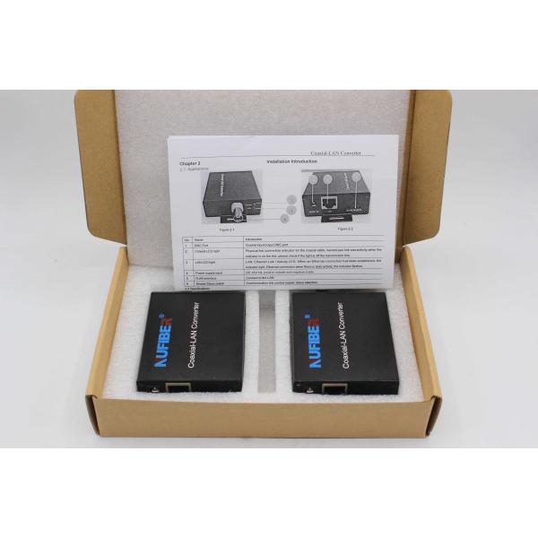 NF-1802S/M Ethernet over Coaxial Extender for IP Network Devices Fast Data Transmission up to 80Mbps