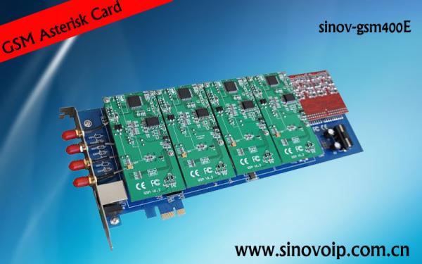 Quality SinoV-GSM400E PCI-E asterisk card for sale