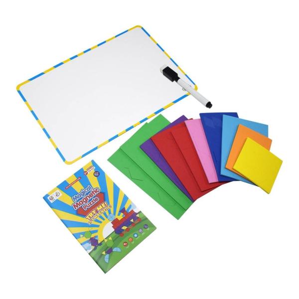 Non Toxic Pattern Puzzle Blocks Set Geometric Manipulative Shape Puzzle