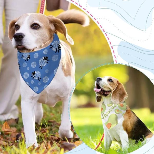 Customizable Sublimation Pet Blanks Sublimation Pet Bandana With Different Sizes