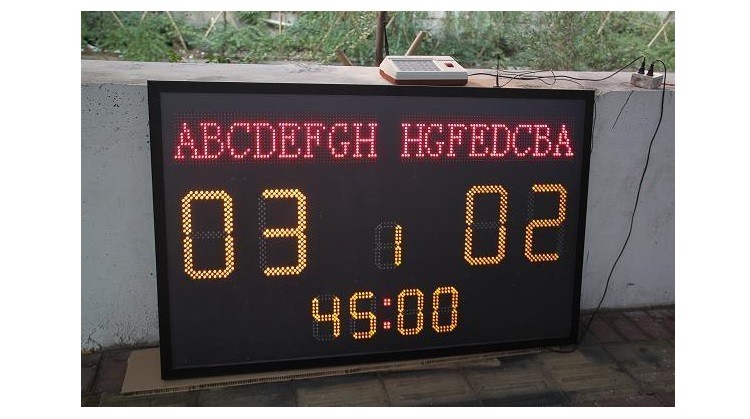 customized 7 segment stadium clock led display