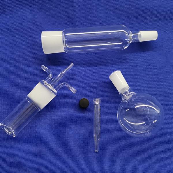 10 - 100ml Oil Centrifuge Glass Tube Quartz Fire Reaction Kettle For Laboratory