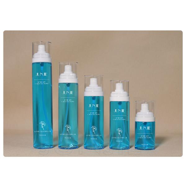 60ml 100ml 120ml 150ml Empty Mist Spray Bottle Clear PET Pump Cosmetic Plastic Spray Bottle