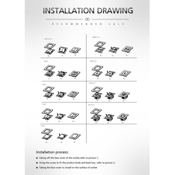 86mm Modbus Wall Switch , Home Lighting Switches Two Gang Push Button