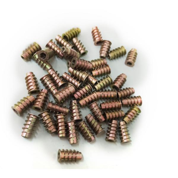 Black Oxide Finish Metric Measurement System Furniture Wood Insert Nut M5 M6 M8 Threaded Inserts for Wood Health Care