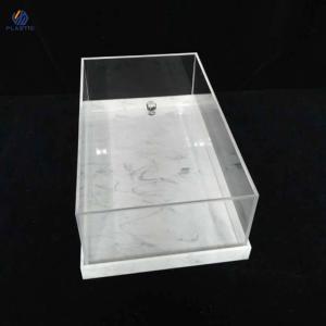 China 100% Virgin PMMA Transparent Acrylic Display Boxes Acrylic Food Display Case on sale