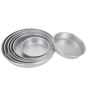 Recyclable Round Baking Tray -20℃~100℃ Aluminum Baking Pans