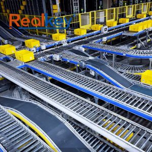 High Efficiency Powered Roller Conveyor System High Hygiene Standards