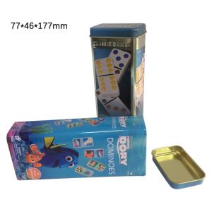 Wholesale Cuboid Shape Metal Tin Cans Packaging Containers Bulk For Dominoes from china suppliers